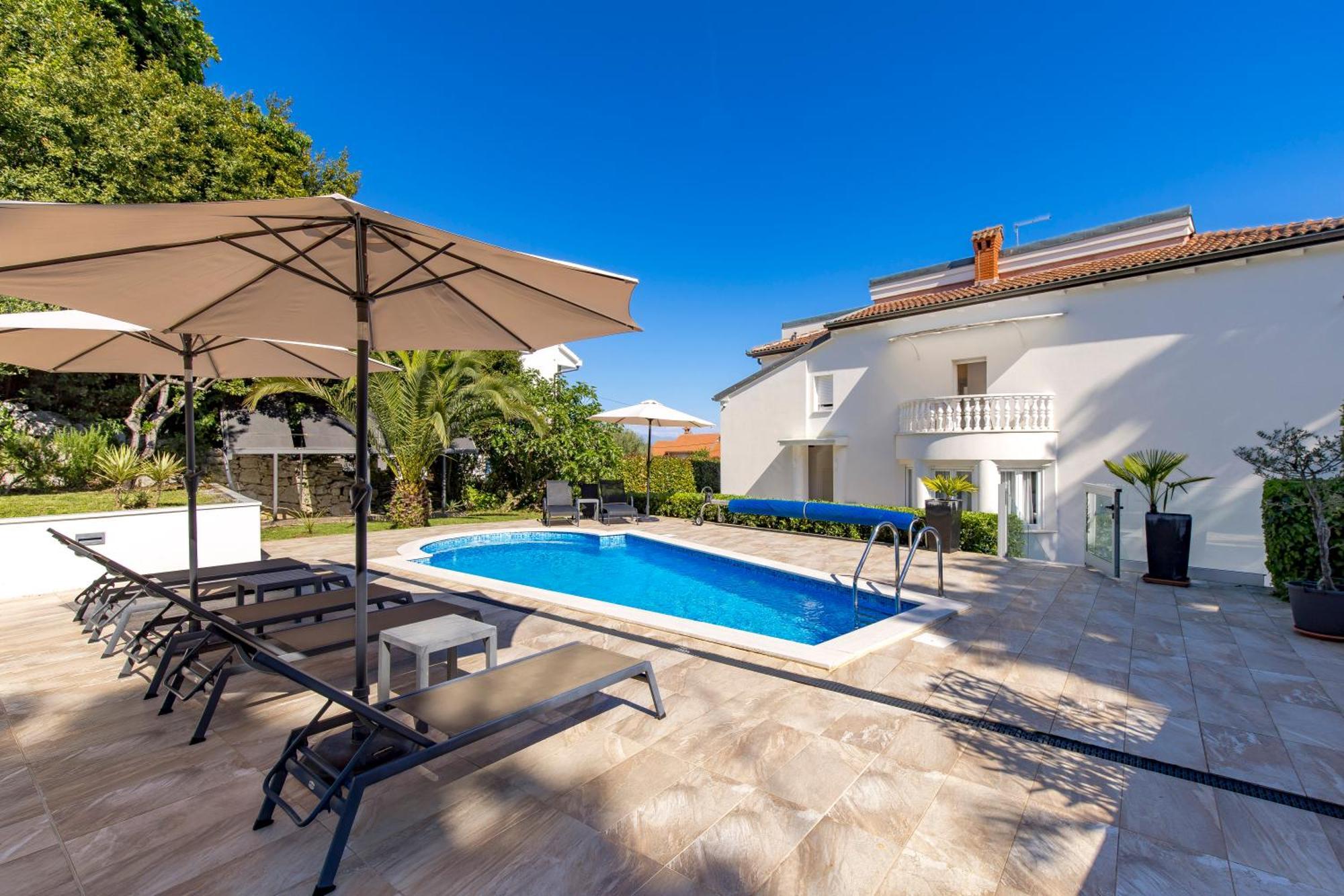 Villa Garden Apartment With Pool Opatija Extérieur photo