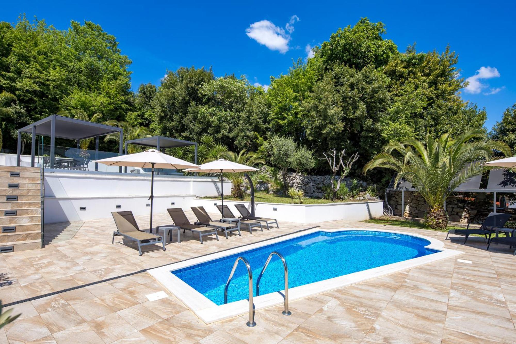 Villa Garden Apartment With Pool Opatija Extérieur photo