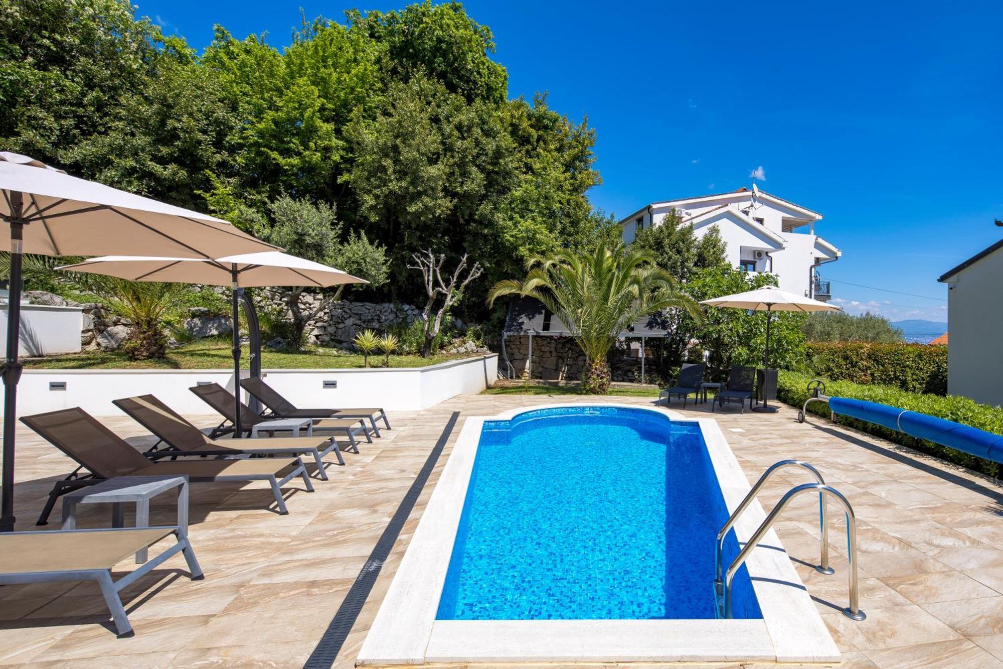 Villa Garden Apartment With Pool Opatija Extérieur photo