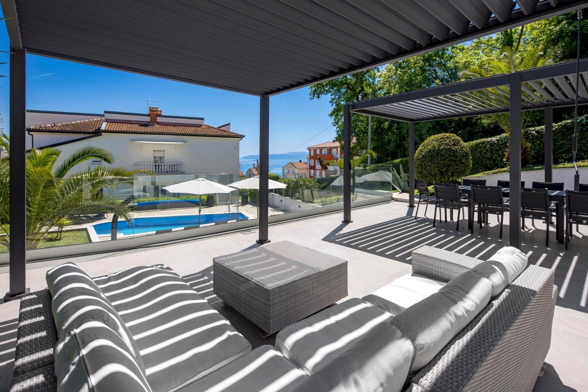 Villa Garden Apartment With Pool Opatija Extérieur photo
