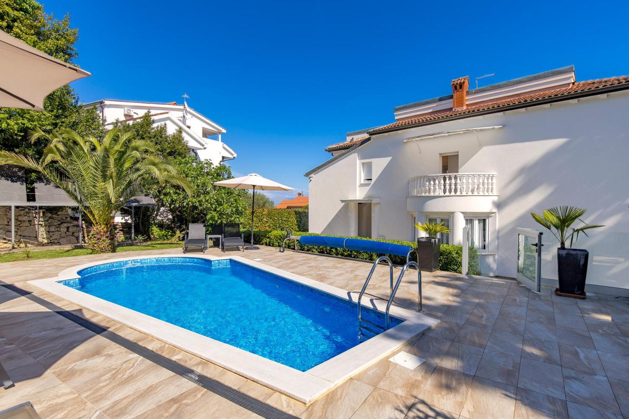 Villa Garden Apartment With Pool Opatija Extérieur photo